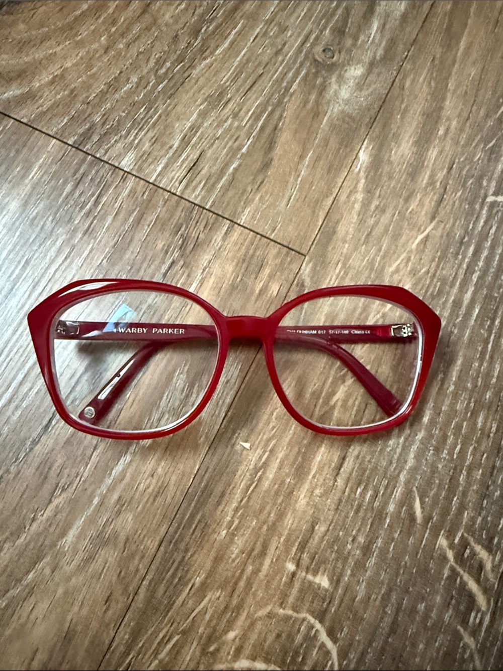 Warby Parker Nancy by Lena Dunham Red glasses